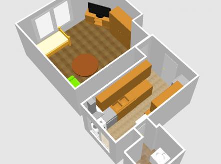 Pronájem bytu, 1+1, 34 m²