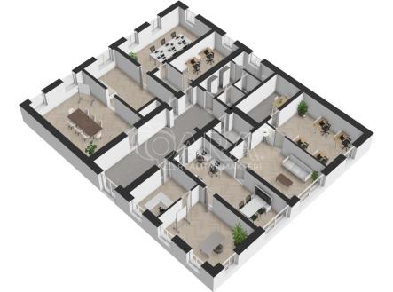 Pronájem kanceláře, 270 m²