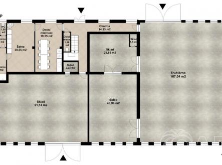 Prodej výrobní prostory, 665 m²