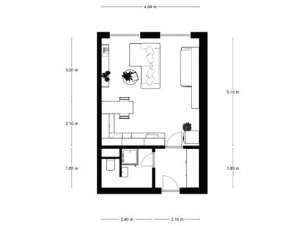 Prodej bytu, 1+kk, 33 m²