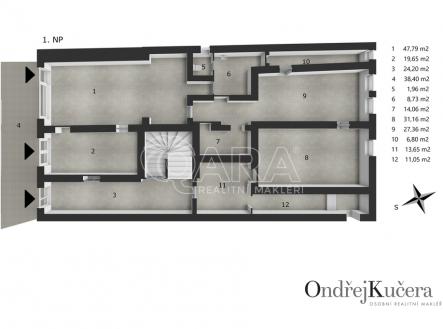 Prodej nájemního domu, 857 m²