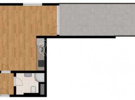 Prodej bytu, 1+kk, 53 m²