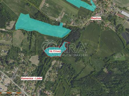 Prodej pozemku, les, 19 731 m²