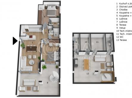 Prodej bytu, 3+kk, 176 m²
