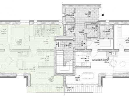 Prodej bytu, 3+kk, 95 m²