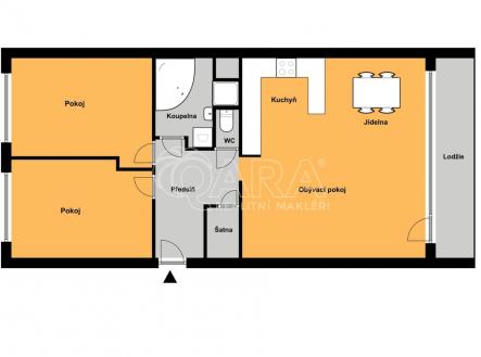 Pronájem bytu, 3+kk, 77 m²