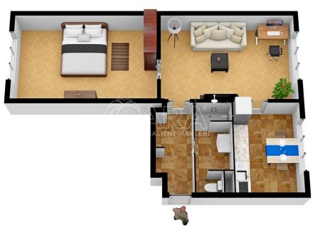 Pronájem bytu, 2+1, 55 m²