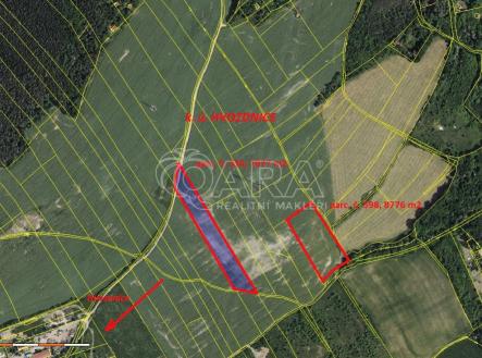 Prodej pozemku, zemědělská půda, 16 653 m²