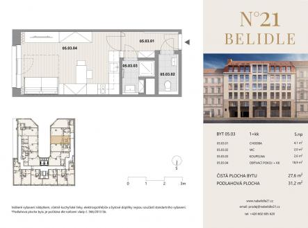 Prodej bytu, 1+kk, 31,2 m²