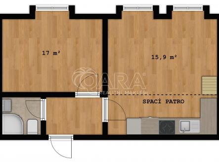 Prodej bytu, 2+kk, 35 m²