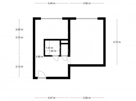 Pronájem bytu, 1+1, 37 m²