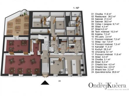Prodej hotel, 832 m²