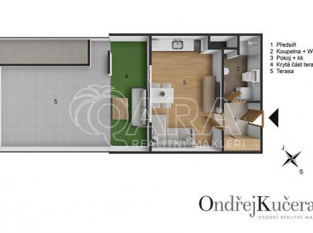 Prodej bytu, 1+kk, 30 m²