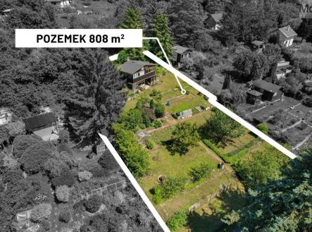 Prodej - pozemek, zahrada, 808 m²