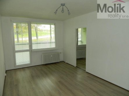 Most, pronájem bytu 1+1/zasklená lodžie, ul. K. J. Erbena, 34,24 m2, OV