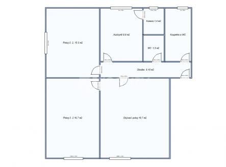 Prodej bytu, 3+1, 75 m²