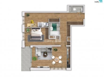 Prodej bytu, 3+kk, 88 m²