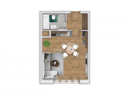 Prodej bytu, 1+kk, 40 m²