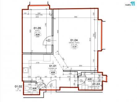 Prodej bytu, 2+kk, 51 m²