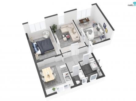 Prodej bytu, 3+1, 65 m²