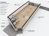 Pronájem obchodní prostory, 360 m²