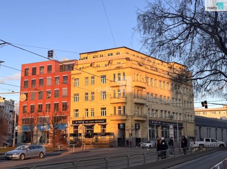 Pronájem bytu 1+kk, 43 m2, cihla, nezařízený, Praha 9 - Vysočany