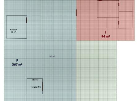 Pronájem výrobní prostor, 461 m²