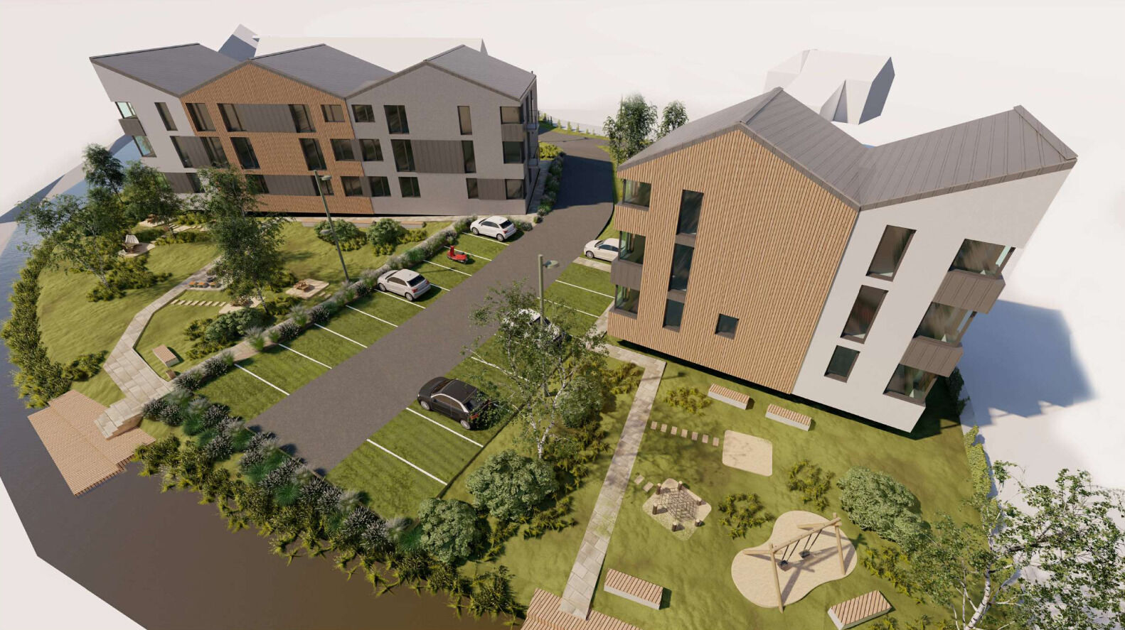 Bytové domy Mlýnický dvůr - projekt