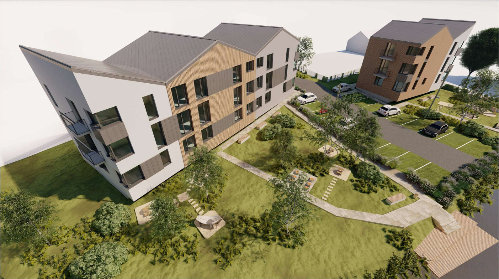 Bytové domy Mlýnický dvůr - projekt