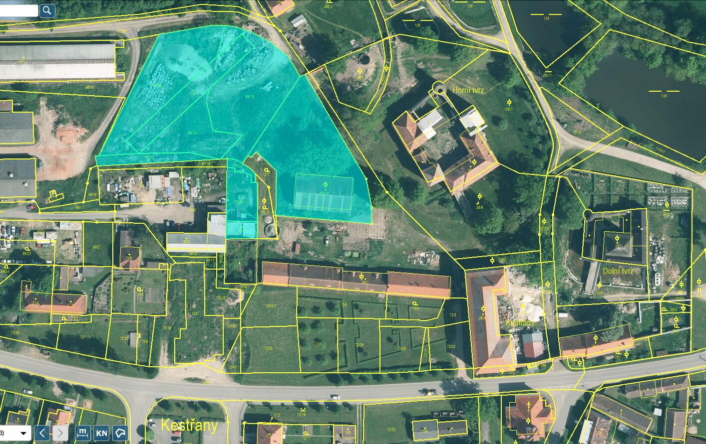 Komerční pozemky - Kestřany, okr. Písek