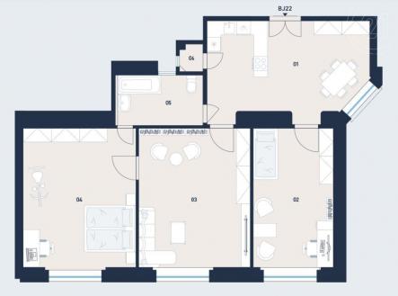 Prodej bytu, 3+1, 103 m²