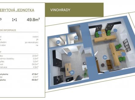 Prodej - kanceláře, 50 m²