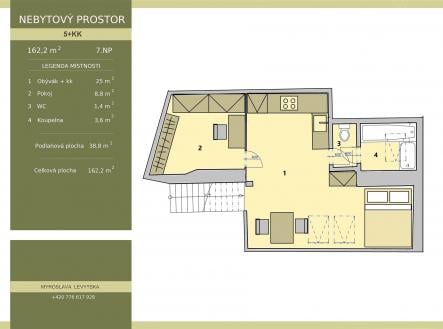 Prodej - kanceláře, 162 m²