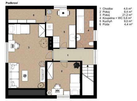 Prodej domu/vily, 210 m²