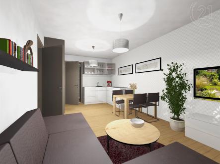 Prodej bytu, 2+kk, 46 m² obrázek