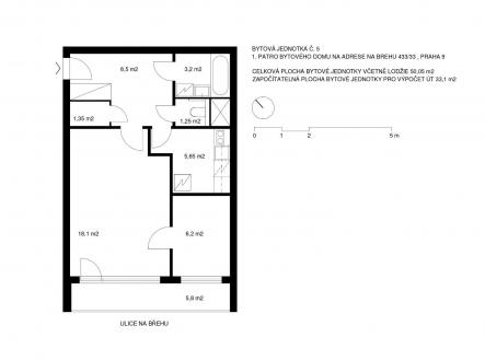 Prodej bytu, 2+1, 46 m²