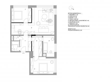 Prodej bytu, 4+kk, 81 m²