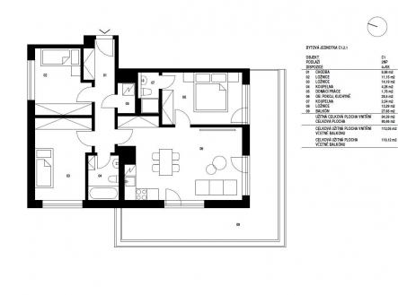 Prodej bytu, 4+kk, 90 m²
