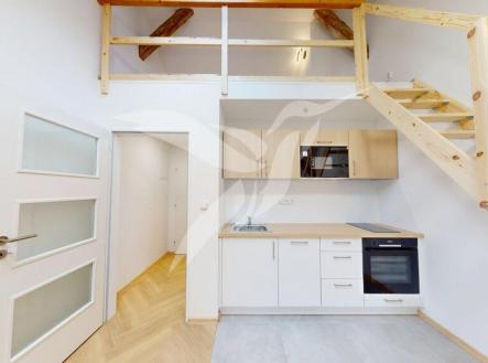 Pronájem bytu, 1+kk, 35 m²