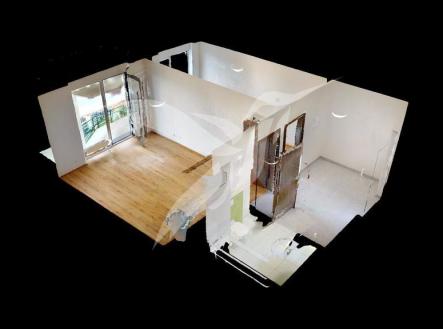 Pronájem bytu, 2+kk, 44 m²