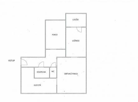Pronájem bytu, 3+1, 71 m²