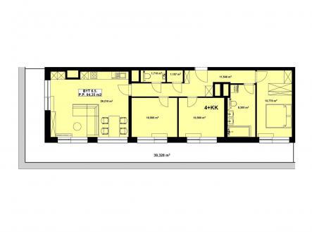 Prodej bytu, 4+kk, 94 m²