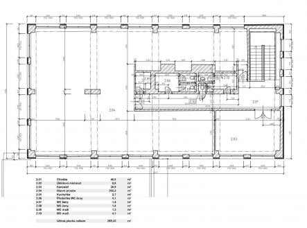 Pronájem - kanceláře, 285 m²