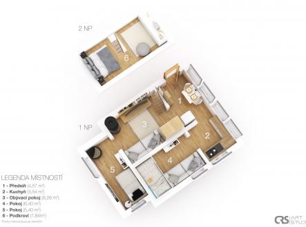 Prodej chaty/rekreačního objektu, 36 m²