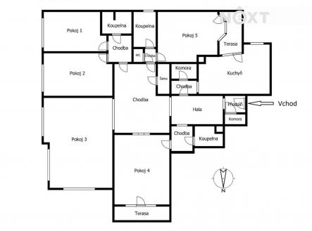 Pronájem bytu, 5+1, 224 m²