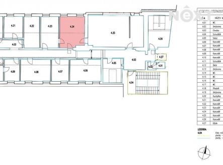 Pronájem - kanceláře, 22 m²