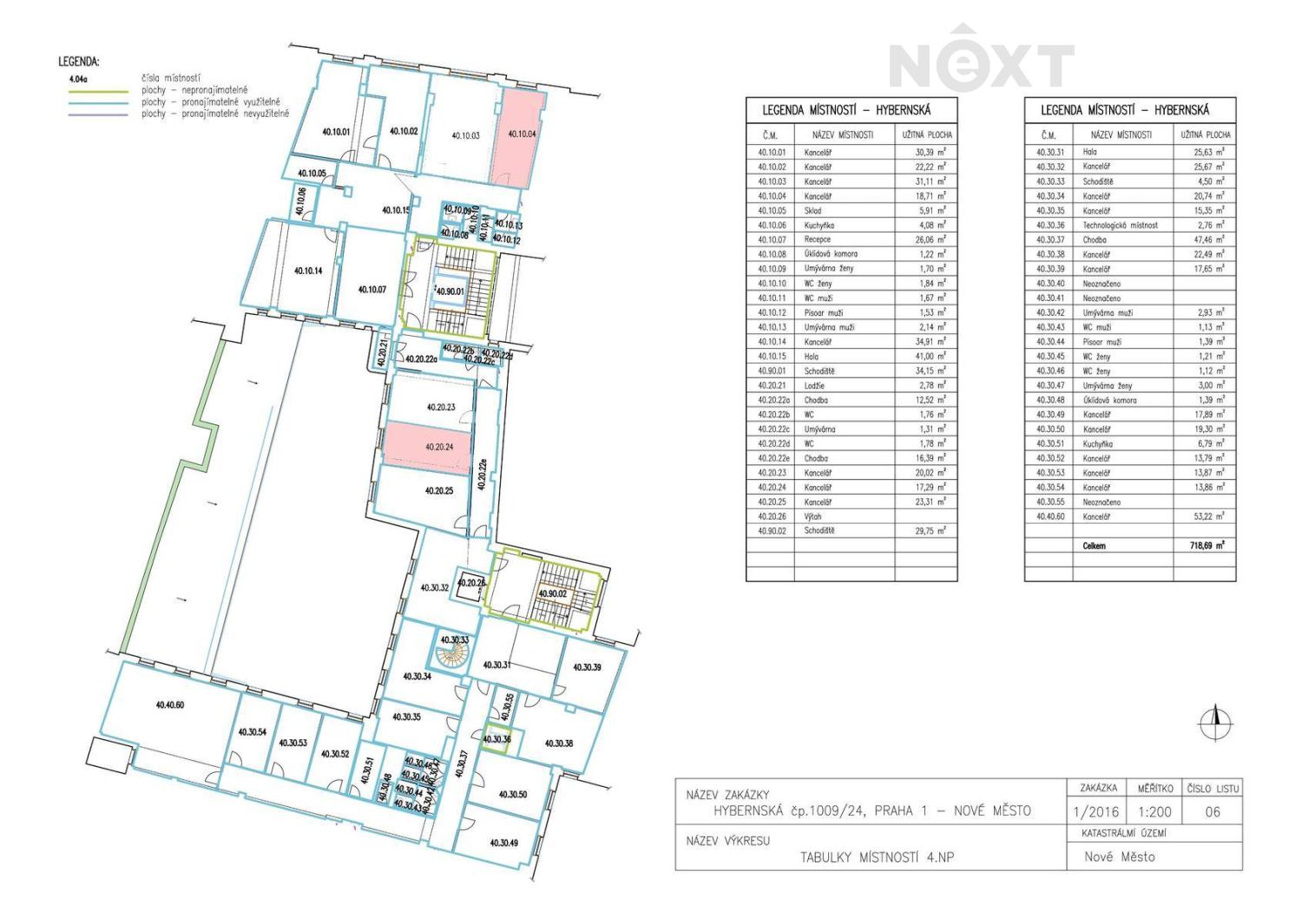 Pronájem komerční Kanceláře, 19㎡
