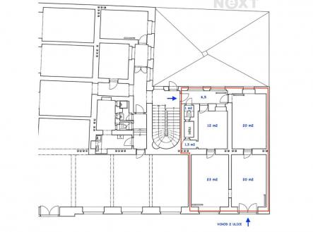Pronájem komerčního objektu, obchodní centrum, 1 m²