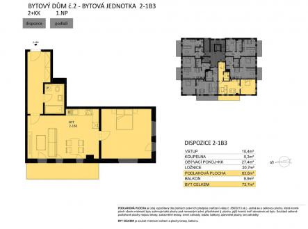 Prodej bytu, 2+kk, 109 m²