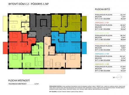 Prodej bytu, 2+kk, 109 m²